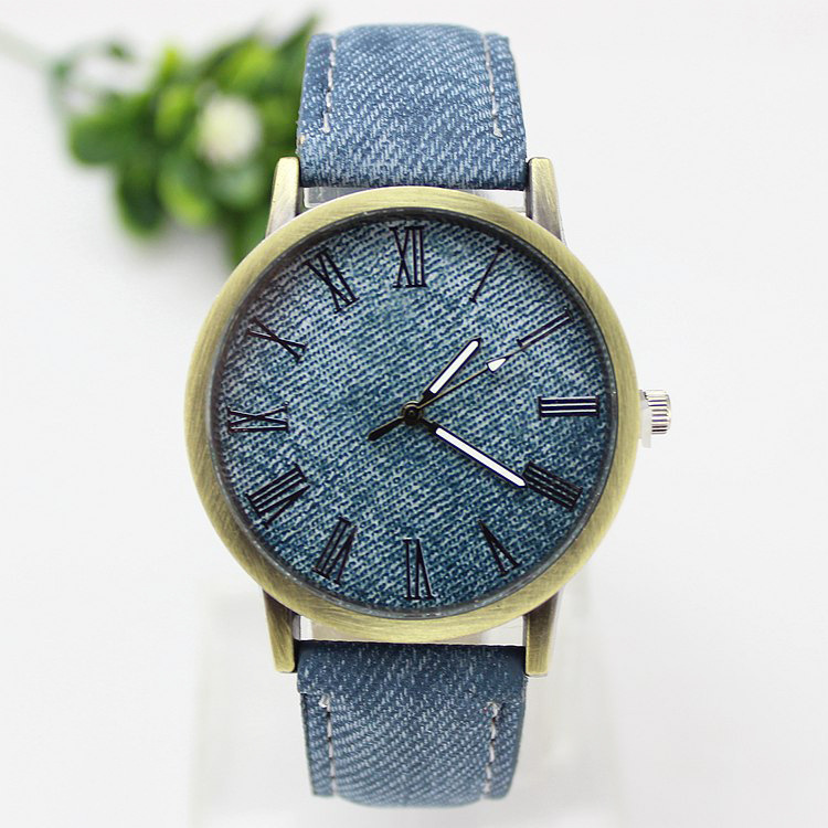 Leather Watch Band Men - Relógio de quartzo casual masculino e