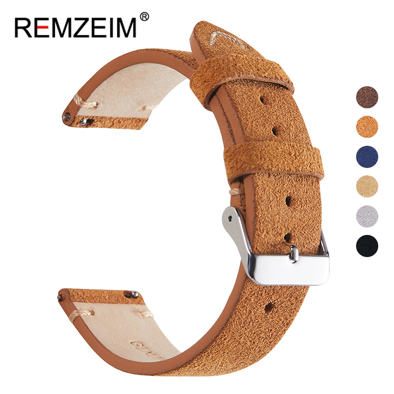 Suede Strap Watch - Handmade Soft Watch Band, pulseira de