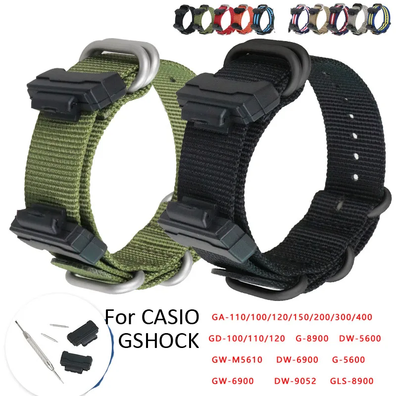 Casio Watch G-Shock Dw-5600 - Pulseira de relógio de náilon para