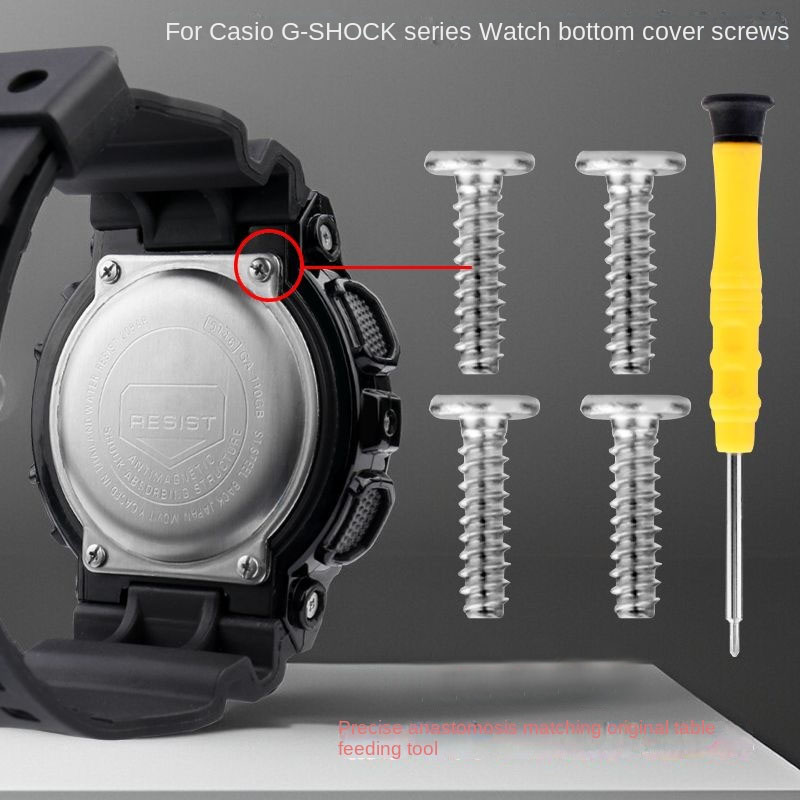Casio Watch G-Shock Dw-5600 - Parafuso de tampa inferior para Casio