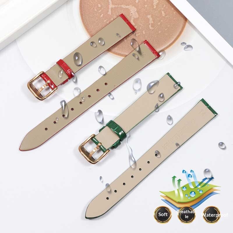 Pulseira de Couro Genuíno para - Leather Strap Quick Release avaliação e preço