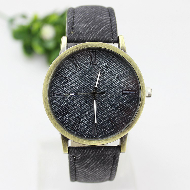 Relógio de quartzo casual masc - Leather Watch Band Men avaliação e preço