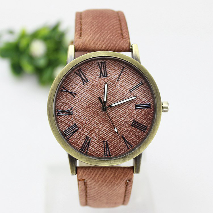 Relógio de quartzo casual masc - Leather Watch Band Men avaliação e preço