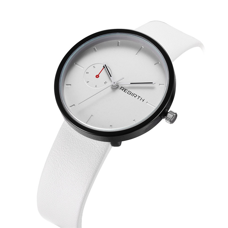 Relógio de pulso de quartzo de - Leather Watch Band Men avaliação e preço