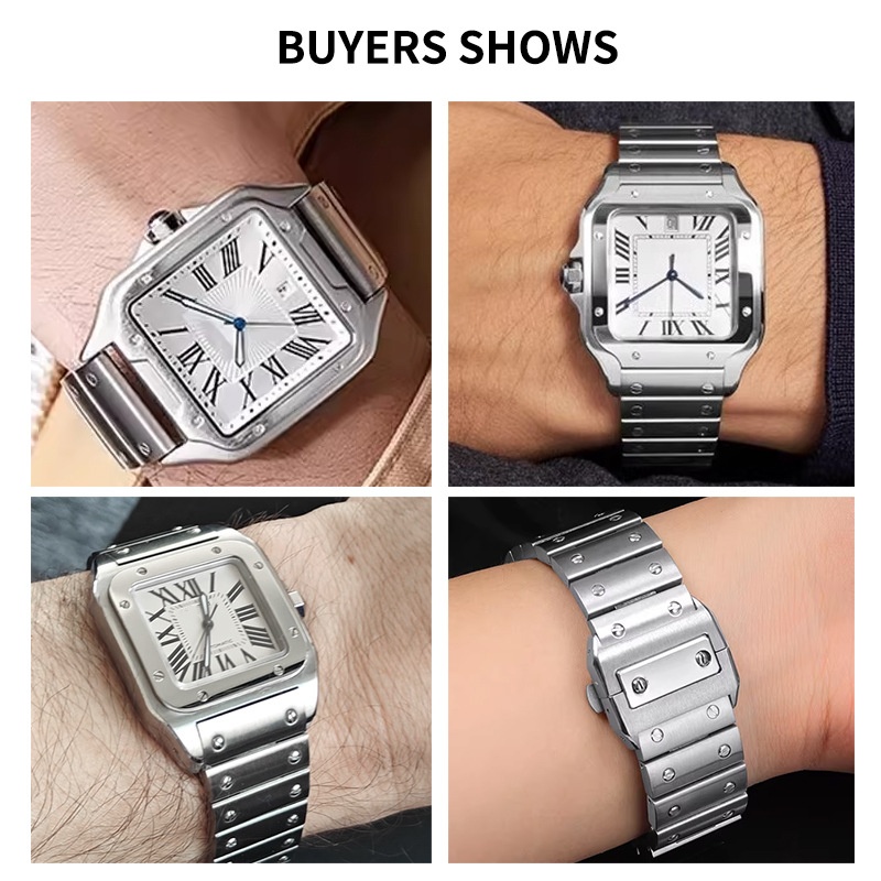 Pulseira de relógio de aço ino - Cartier Watch Tank avaliação e preço