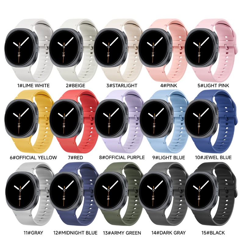 Pulseira de Silicone de 20/22m - Silicone Watch Band 22Mm avaliação e preço