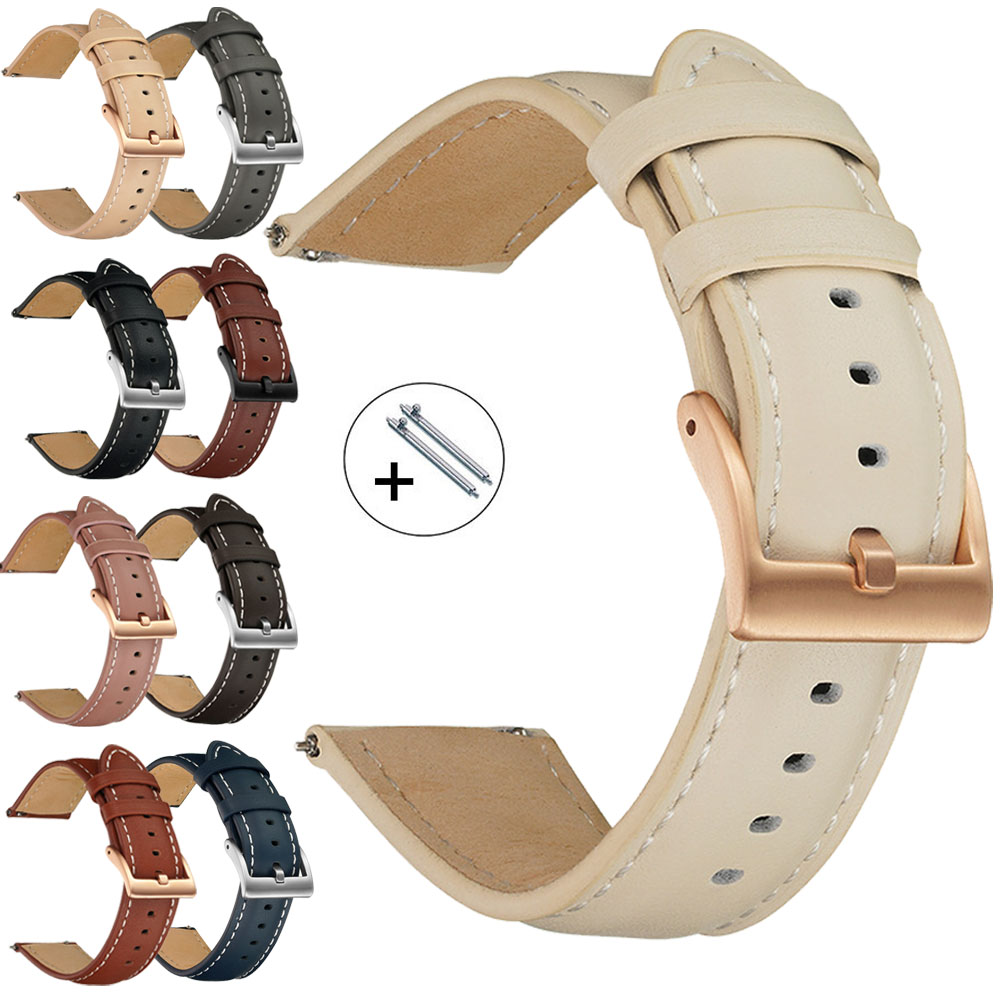 14mm 16mm 18mm 20mm 22mm pulse - Leather Strap Quick Release avaliação e preço