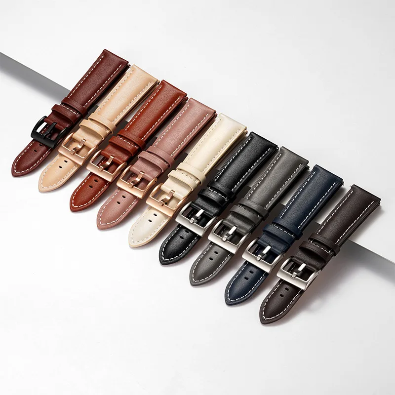 14mm 16mm 18mm 20mm 22mm pulse - Leather Strap Quick Release avaliação e preço