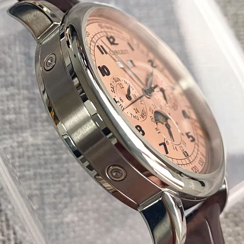 Relógio Automático Masculino S - Leather Watch Band Men avaliação e preço