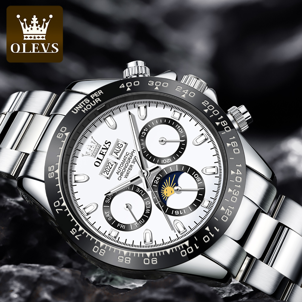 Olevs 6654 relógio masculino d - Omega Watch Seamaster avaliação e preço