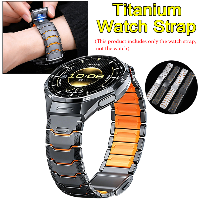 Pulseira de Borracha de Titâni - Silicone Watch Band 22Mm avaliação e preço