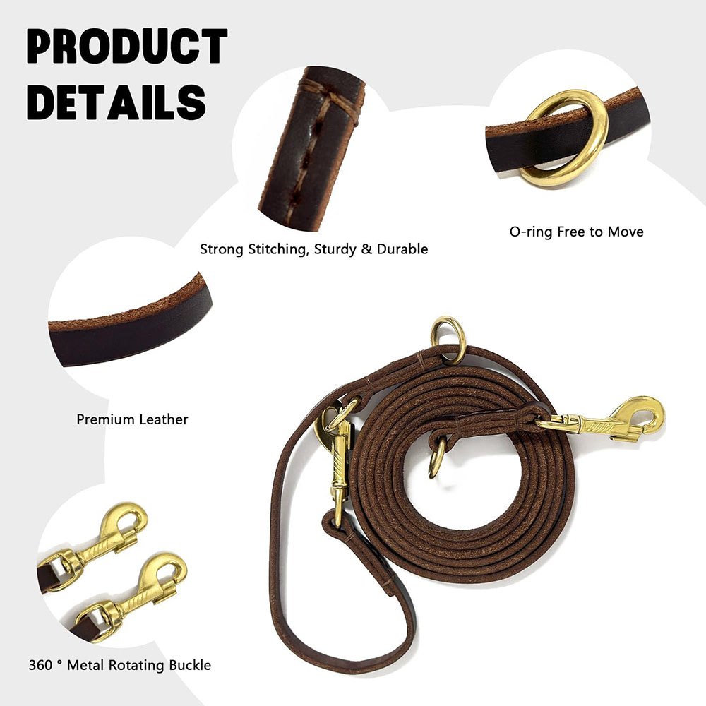 Coleira de Couro Multifunciona - Leather Strap Quick Release avaliação e preço