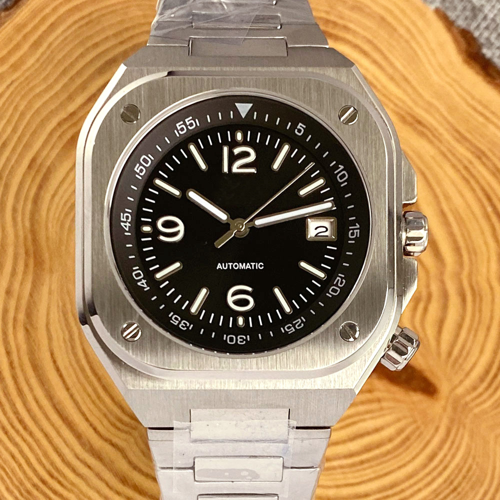 Ar safira vidro 42mm quadrado  - Rolex Watch Submariner avaliação e preço