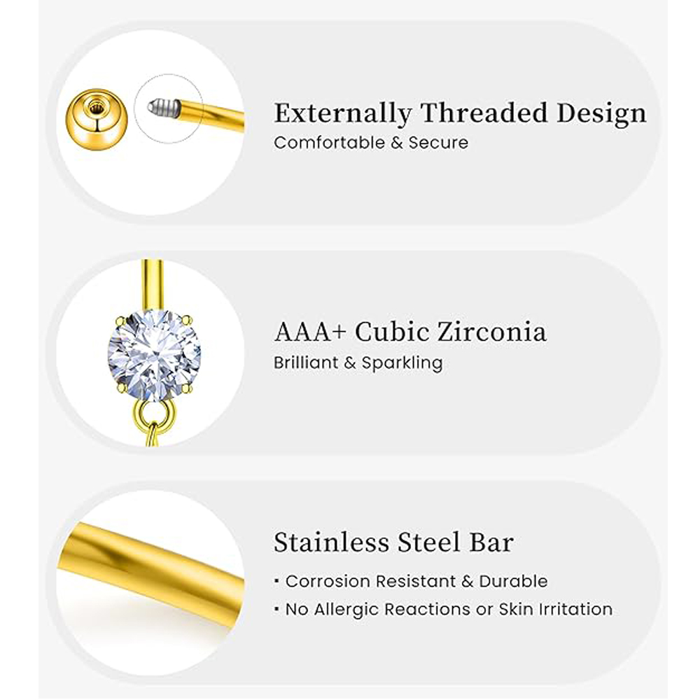 6 peças/lote Conjunto de Anéis - Curved Spring Bar avaliação e preço