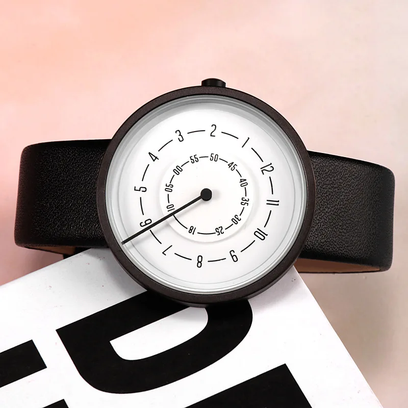 2020 relógios criativos moda s - Leather Watch Band Men avaliação e preço