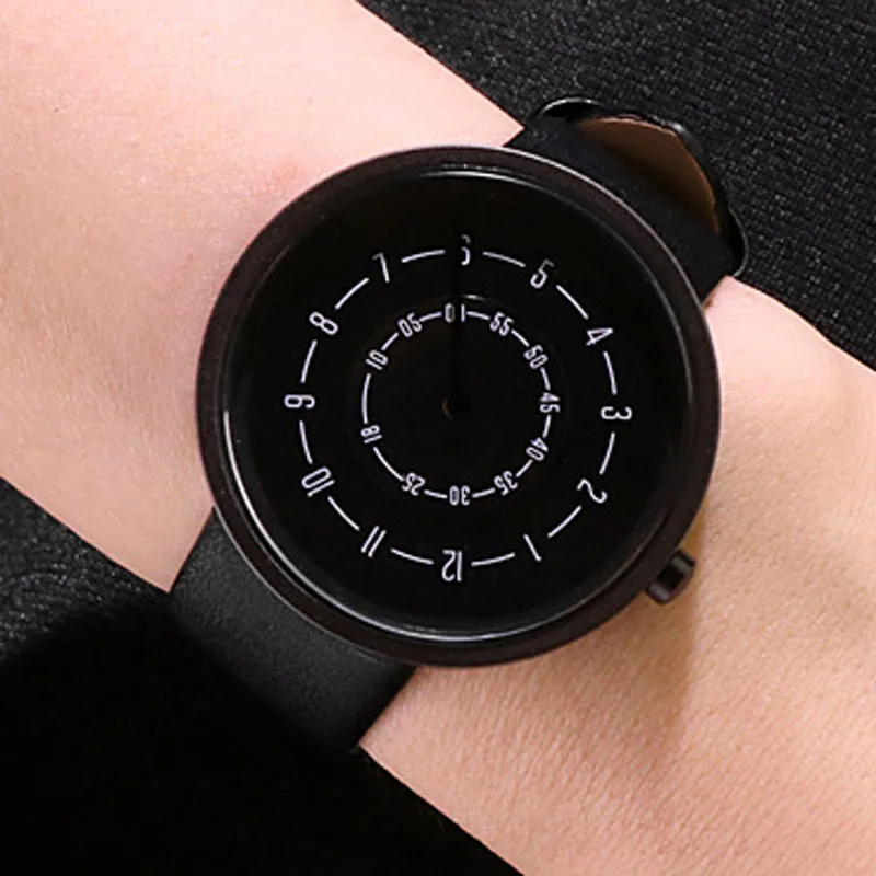 2020 relógios criativos moda s - Leather Watch Band Men avaliação e preço