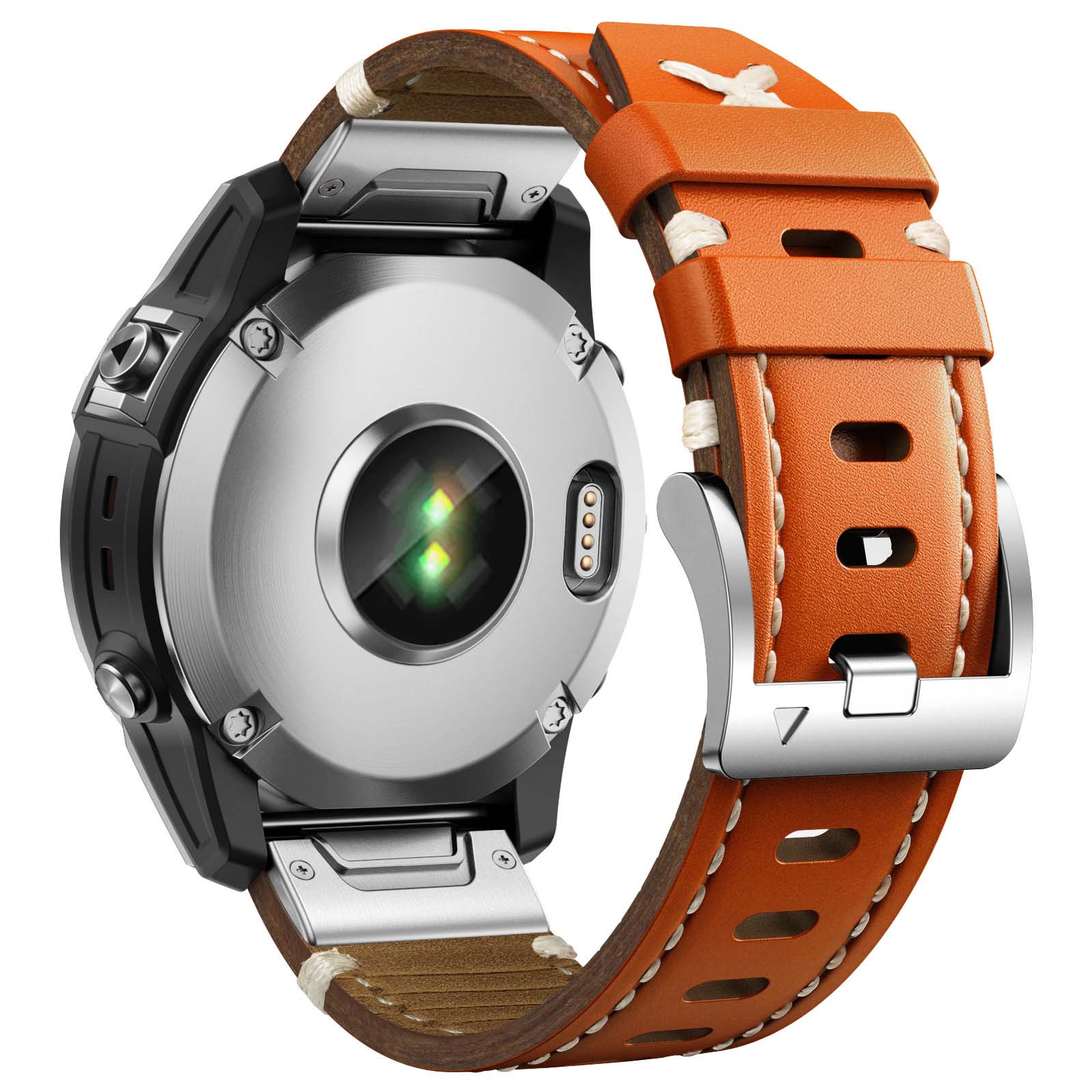 Pulseira de couro genuíno para - Leather Strap Quick Release avaliação e preço